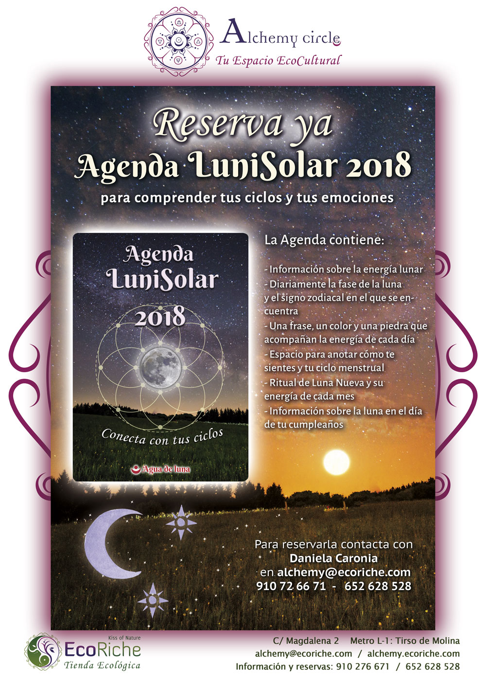 Agenda LuniSolar 2018