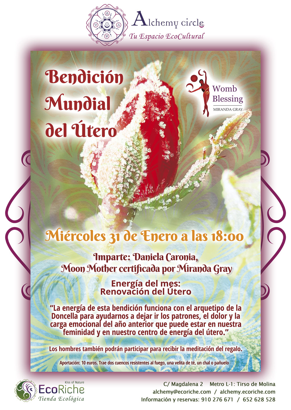 Círculo de Bendición Mundial de Útero (Renovación de Útero)