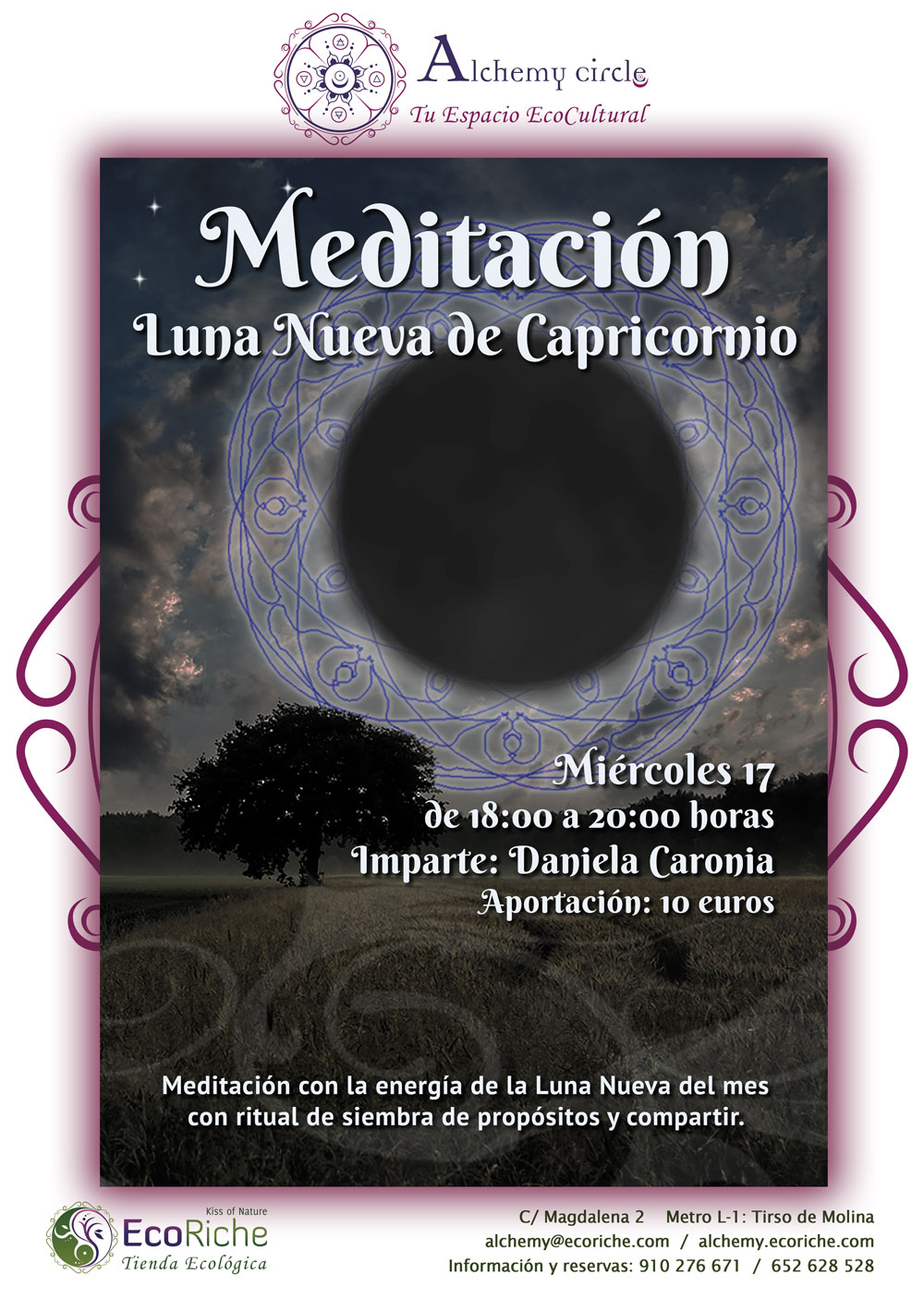 Meditación Luna Nueva de Capricornio