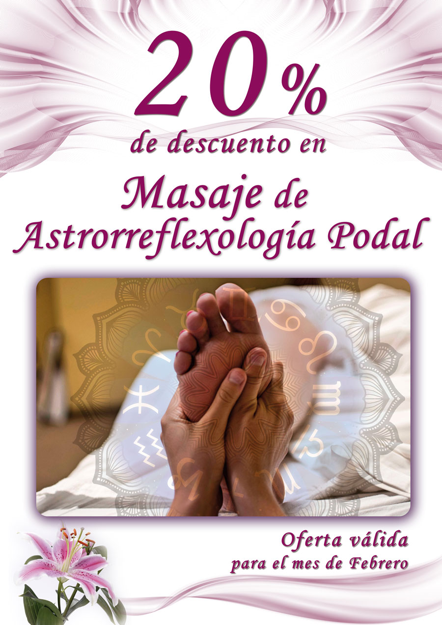 Promoción Masaje de Astrorreflexología Podal