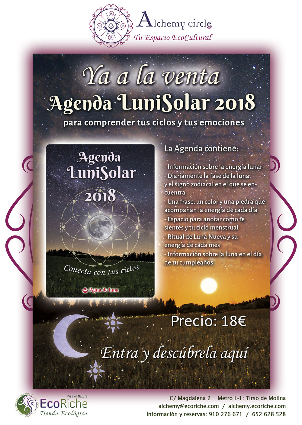 Agenda LuniSolar 2018